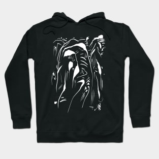 abstract landscape Hoodie